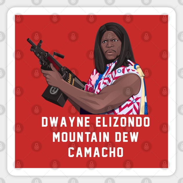 Dwayne Elizondo Mountain Dew Camacho Sticker by BodinStreet